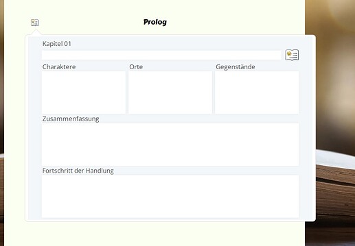 Prologeansicht Charakterkarte
