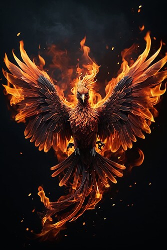 Default_Phoenix_simple_tattoo_graphic_style_flying_made_of_fir_3 (1)