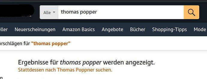 Amazon Suche