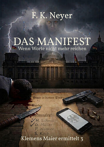 Manifest Cover vorne mit Schrift